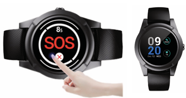 Photo du Multigéo-M : Montre connectée pour résidents dépendants